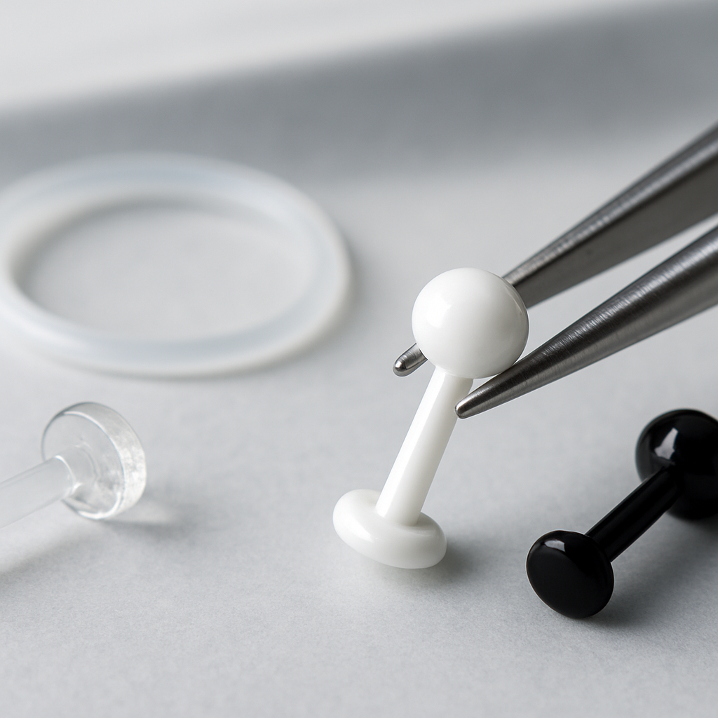 Keramik- und Kunststoffmaterialien im Piercing–Art Jewelry Museum c70c68bc d66a 48e2 9e45 019bd491d3ff